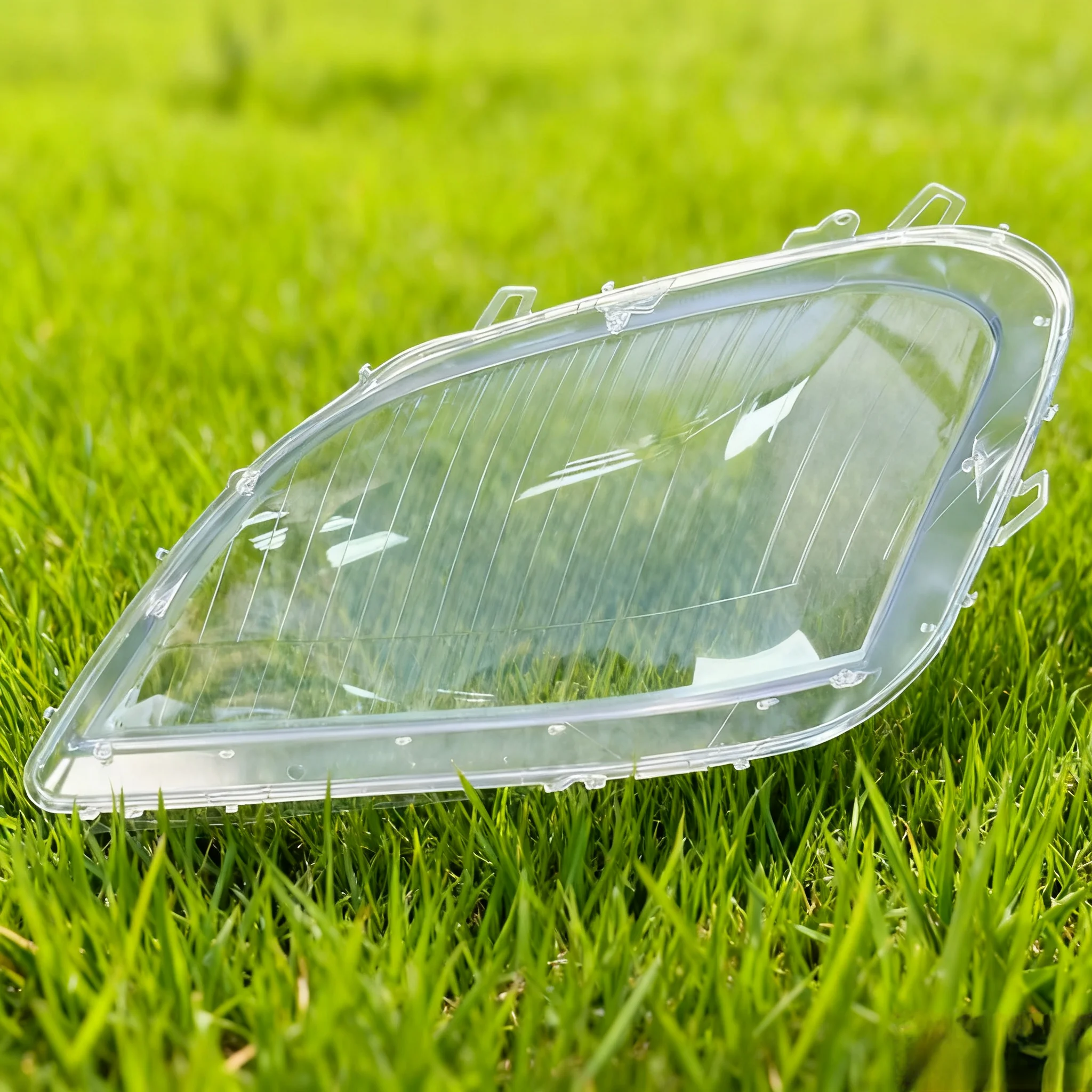 سيارة كشافات غطاء للعدسات لمرسيدس بنز W164 ML 2005 2006 2007 المصباح غطاء زجاجي اكسسوارات السيارات عاكس الضوء عدسة قذيفة