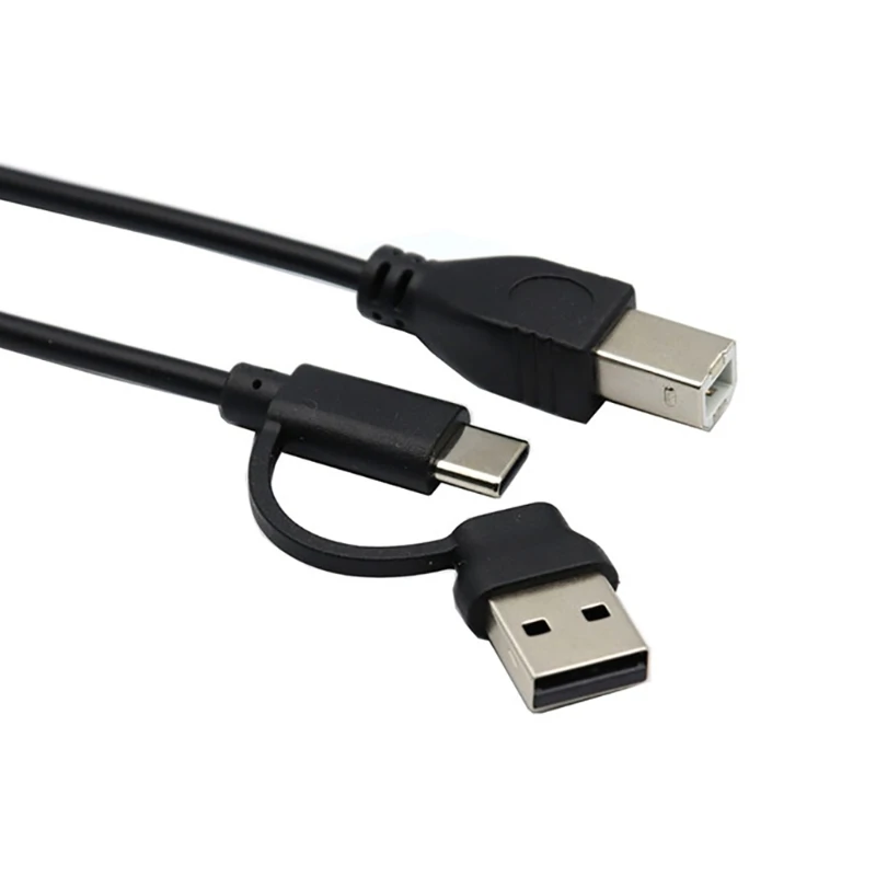 สาย USB OTG สำหรับโทรศัพท์เครื่องสแกนเนอร์เครื่องพิมพ์เปียโน MIDI กลองไมโครโฟนติดทนนาน