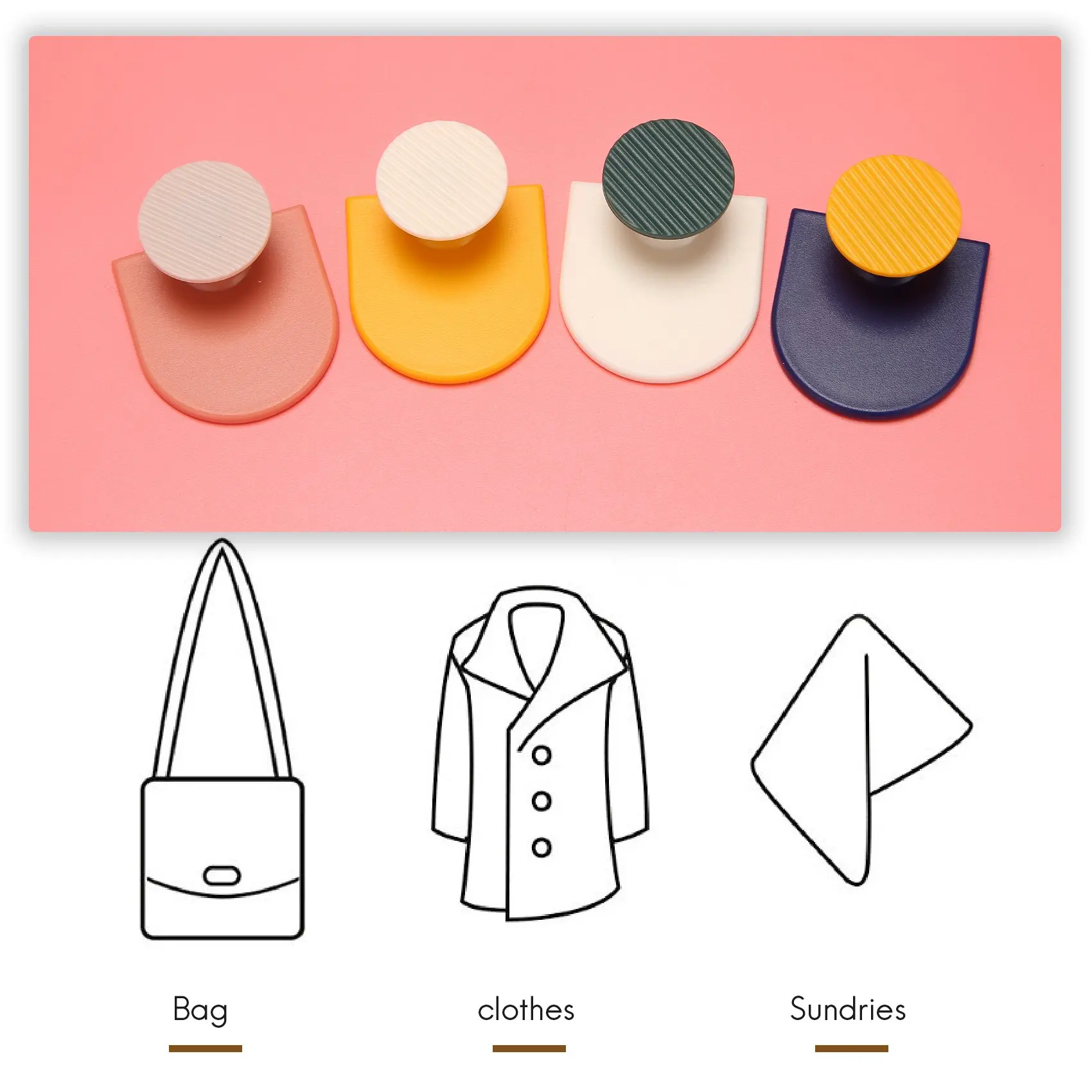 걸이용 강한 오르간 벽 후크, 접착 후크, 벽걸이 방수, 주방 욕실 보관 랙 후크, 4 개