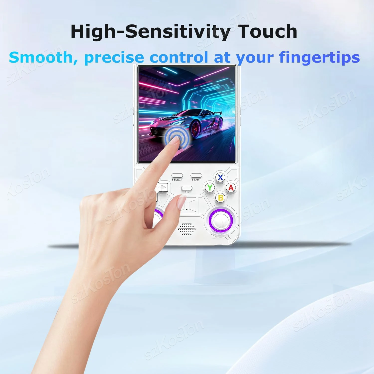 2-3 Buah Pelindung Layar untuk R36 Ultra / R36 Pro & Max Konsol Game Genggam Retro Film Kaca Tempered Anti Gores