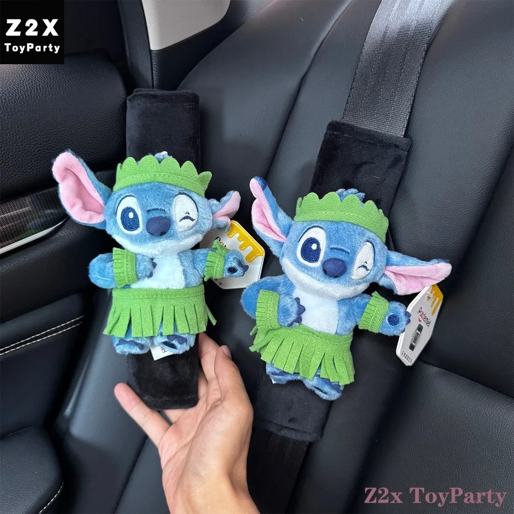 

Disney Stitch Car Safety Belt Cover Adjustable Seat Belt Cover Shoulder Strap Cover Car Shoulder Protector Pad Auto Accessories