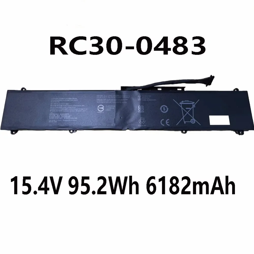 RC30-0483 15,4 В, 95,2 Втч, 6182 мАч, аккумулятор для ноутбука Razer RZ09-0510SGM4-R3G1 BLADE 16 2023 GEFORCE RTX 4070