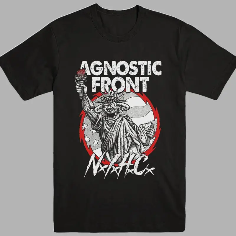 Agnostic Front band NEW YORK black T shirt tee All sizes 3F558