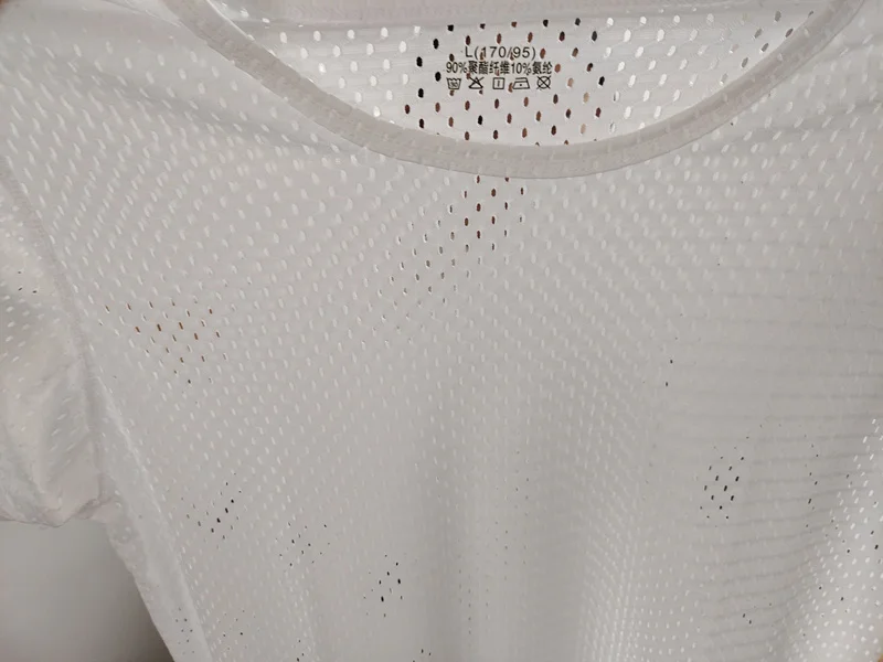 Black 4XL is out of stock Ice silk breathable Men's T-Shirt O-Neck Solid Color Men T-shirt for Summer Coolnessn Tops Tees image 5