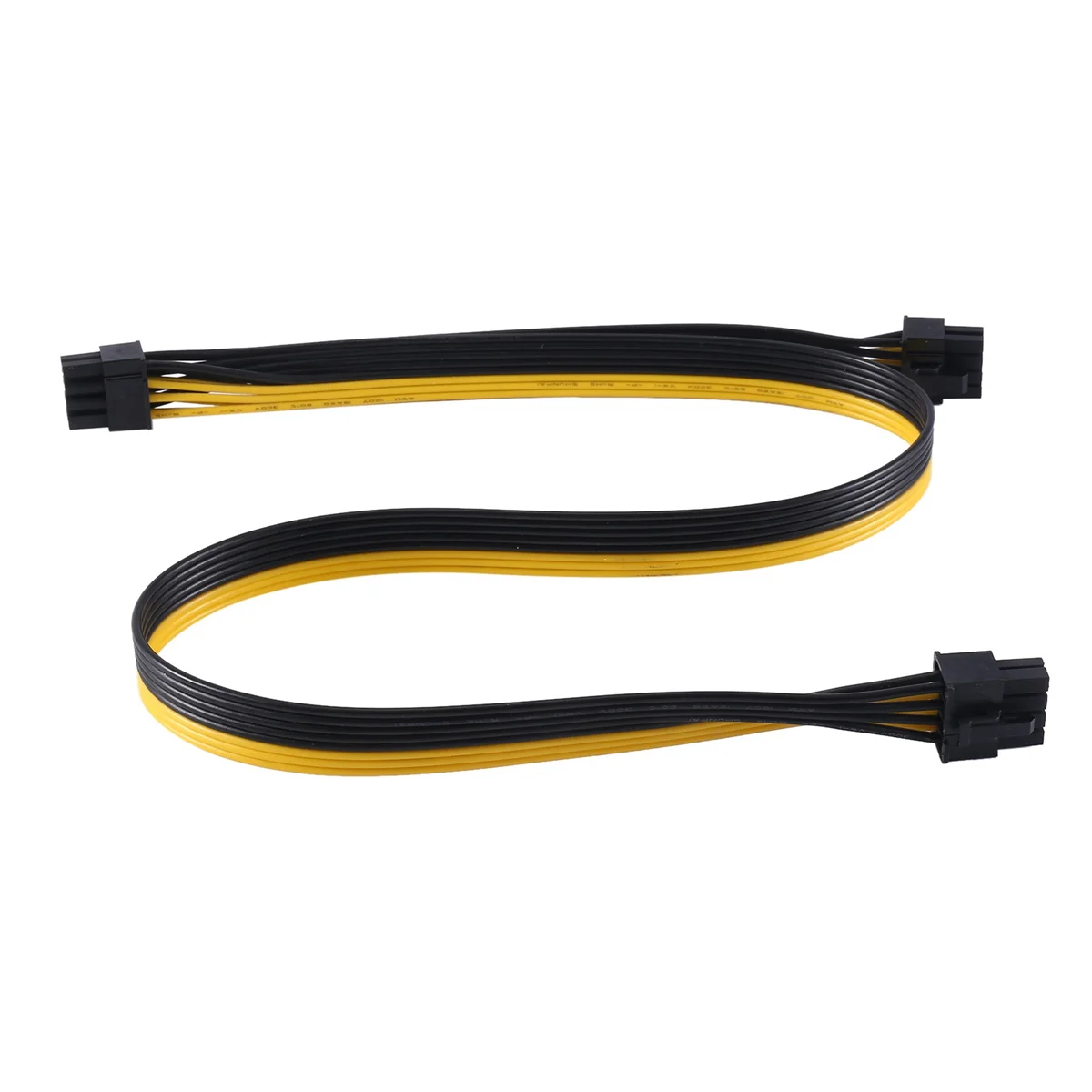 PCI-E 8 Pin Male to Dual 8 Pin (6+2) Male PCI Express Power Adapter Cable for EVGA Modular Power Supply Cable 60cm+20cm