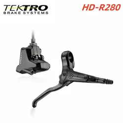 TEKTRO HD-R280 Flat Bar Gravel Road Bike Hydraulic Disc Brake FM Flat Mount 1900mm Road Bike Oil Press Brake BR-UR300