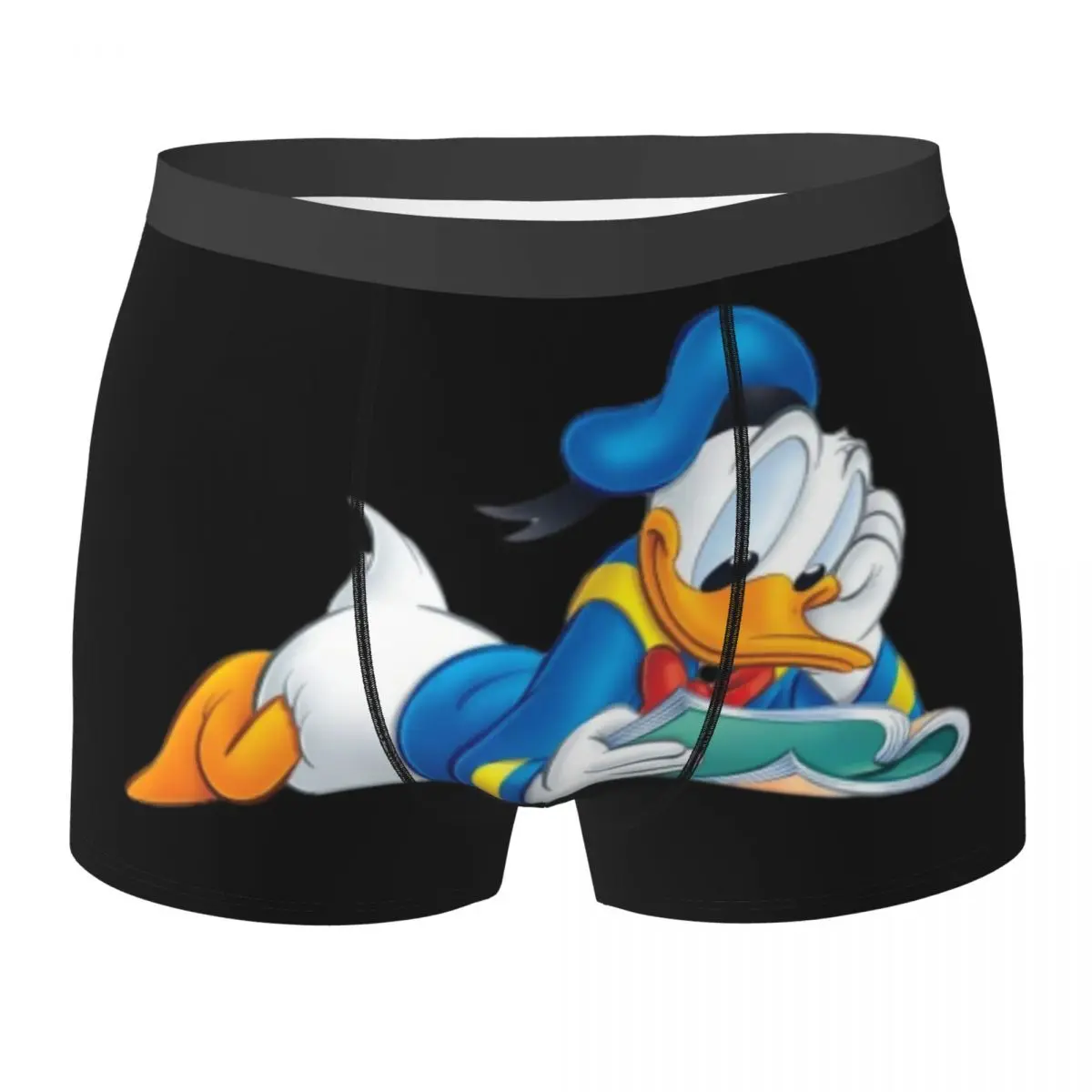 Boxer Underpants Shorts Donald Duck Panties Men's Soft Underwear for Homme Man Boyfriend Gifts