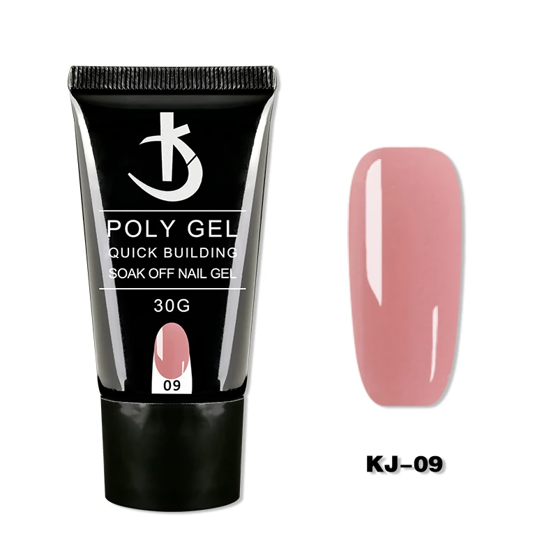 KODI JYJ Semi-Permanente Poly Nail Gel, Gel Acrílico para Extensão, Manicure Polishes, UV Builder, híbrido Gellac, mais recente, 30ml