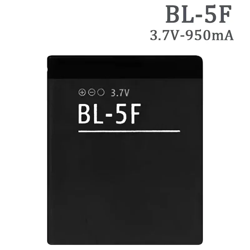BL-5F Phone Battery Rechargeable Lithium Replacement for Nokia N95 N96 N98 N99 N72 N78 N93i 6290 E65 6290 E65 6210 6210S/N 671