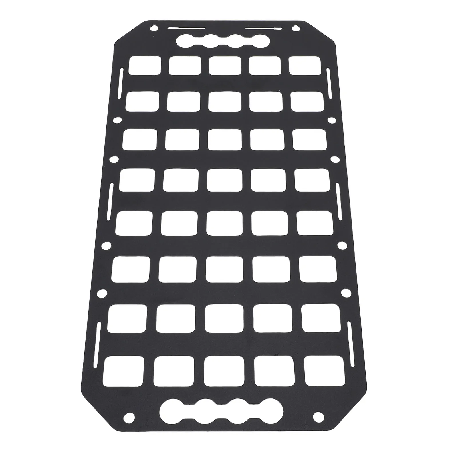 Truck Bed Molle Panel 16.61x8.86x0.08in Easy to Remove Aluminum L Track Molle Panel Organizer for Cars SUVs Pickup Van RVs