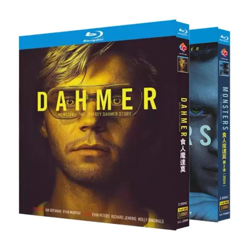 

Blu-ray HD US TV Series Monster: The Jeffrey Dahmer Story Seasons 1–2 BD Discs Box Set