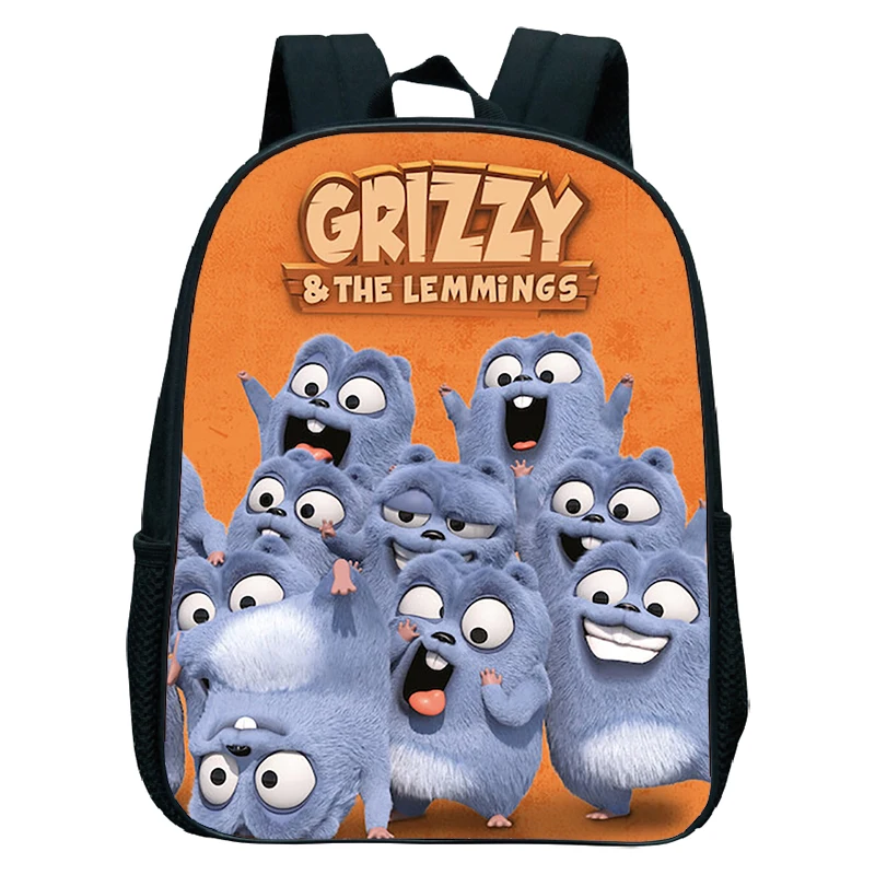 

Grizzy And The Lemmings Backpack Funny Cartoon Schoolbag Boys Girls Kindergarten Bags Mochila Kids Bookbag Back To School Gifts