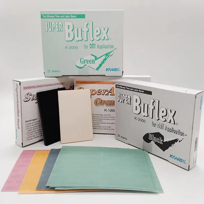 

2pcs SuperAssilex Japan KOVAX Grits1200~3000 Dry Polishing Sandpaper Fine Lacquer Abrasive Automotive Hardware Car Polishing