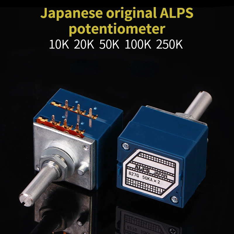 ALPS Potentiometer 27 Type Has 20K 50K 100K 250K Audio Volume Control Potentiometer