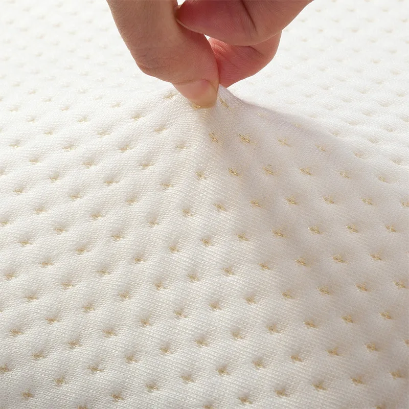 Slow Rebound Memory Foam Pillow Cervical Neck Support Wave Shape Breathable Cushion Core for Students Adults All Seasons