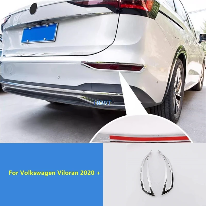 Für Volkswagen Viloran 2020 + Auto Styling Hinten Nebel Licht Rahmen Rücklicht Abdeckung Schutz Dekoration Zubehör Außen Aufkleber