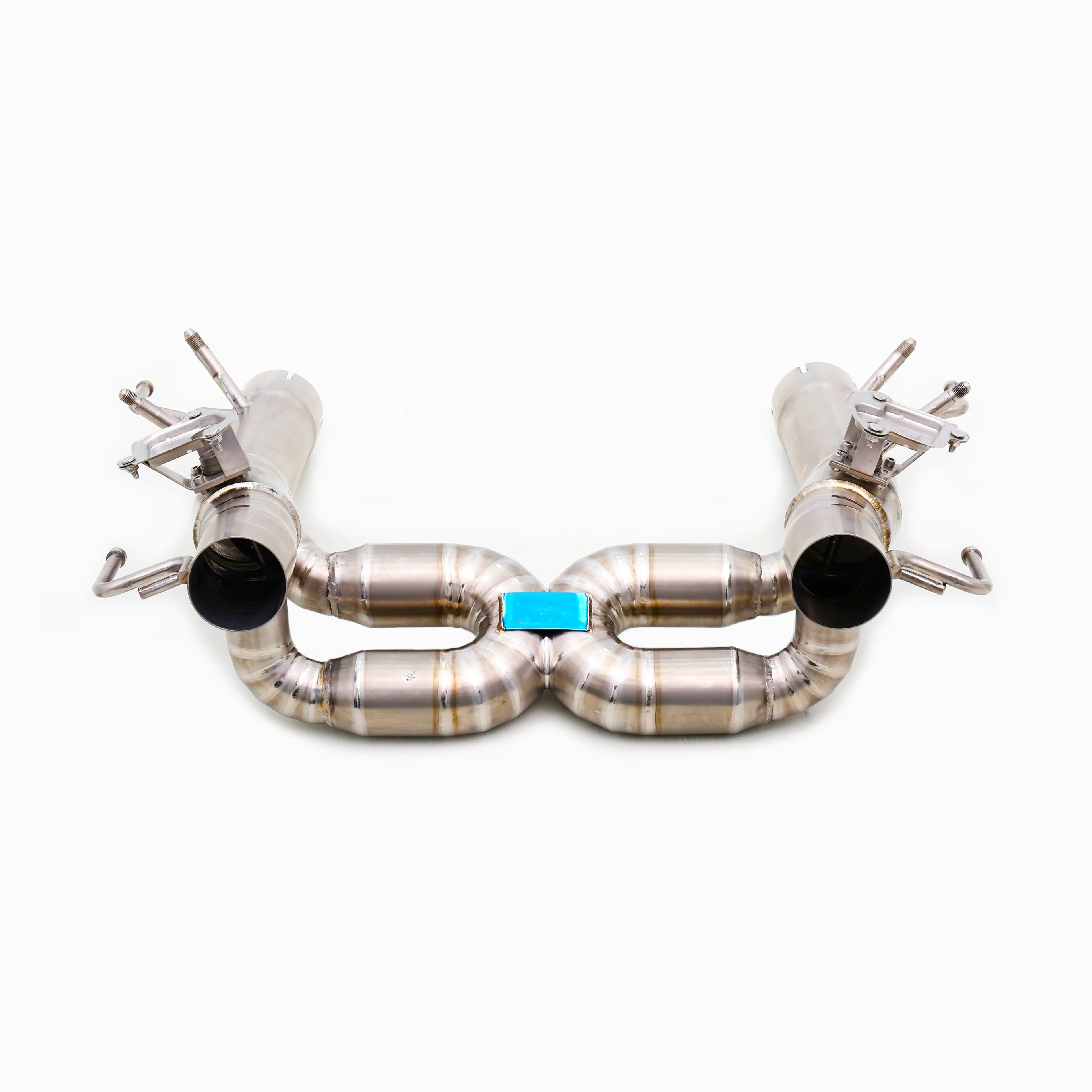 Custom Designed Titanium Polished Valve Catback Exhaust System SF90 3.9T V8 Engine Premium Quality Exhaust Pipes
