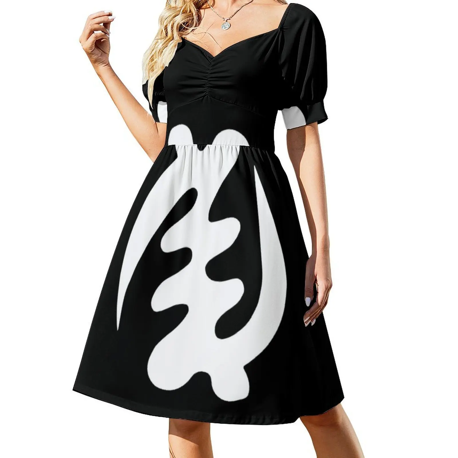 فستان Gye Nyame باللون الأبيض بتصميم أفريقي من Adinkra للسيدات ملابس الشارع الشهير ملابس نادي مطبوعة عصرية للإناث Gye