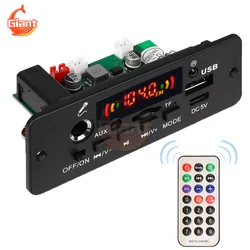 DC5V płyta wzmacniacza zasilania 2*5W Bluetooth 5.0 płyta modułu dekodującego płyta dekodera MP3 WAV odtwarzacz Audio głośnik odbiorczy FM