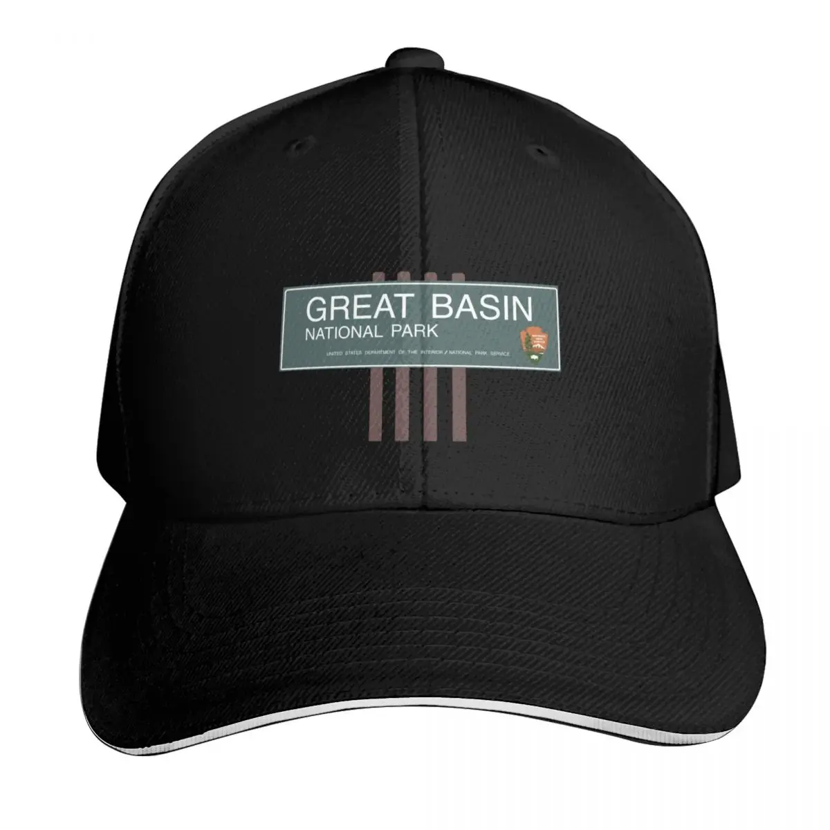 Great Basin National Park Sign Baseball Cap Streetwear Hip Hop Trendy Vintage Retro Embroidered Lightweight Packable