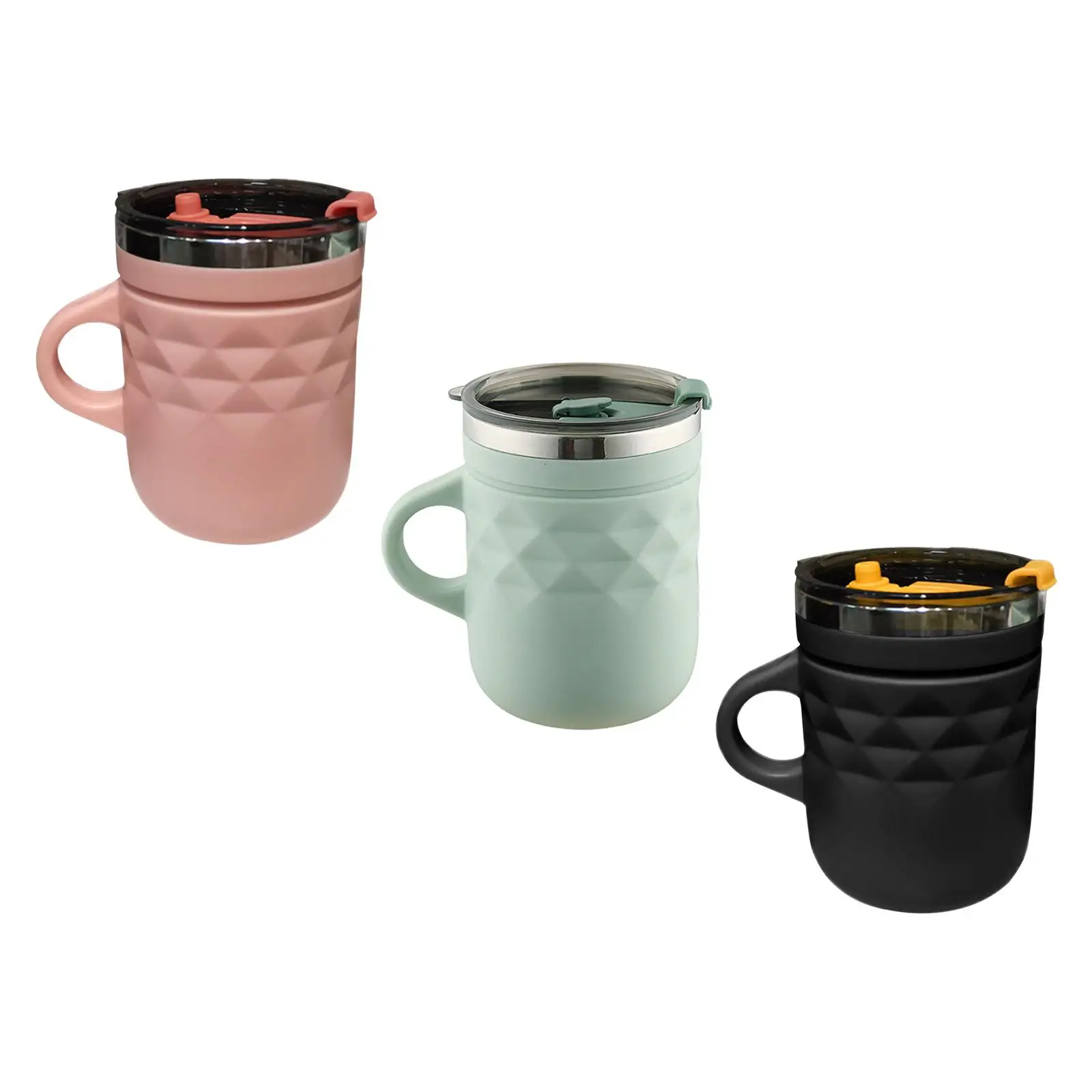 Coffee Mug Milk Tea Cup Portable 400 ml Thermal Mug for Lounge Bar Picnic