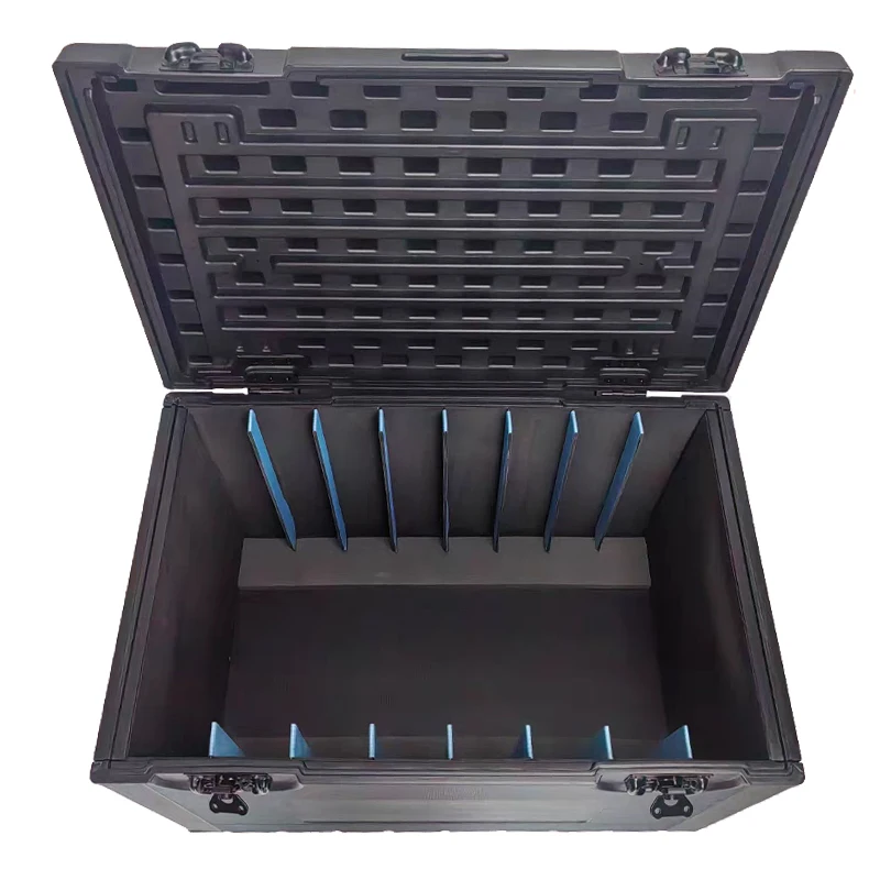 Customized PE Material LED Screen Protective Case, Mixer Case, LED Display Accessories, Plastic Flight Case with Wheels