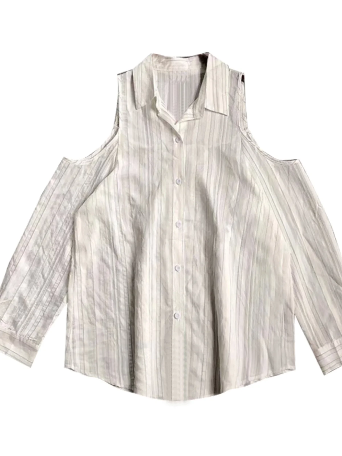 فضفاض البول بئر طويل Sve المرأة irt الصيف تصميم الكورية Sle مستقيم قطع متجدد الهواء طويل طول التعرض الأعلى #5