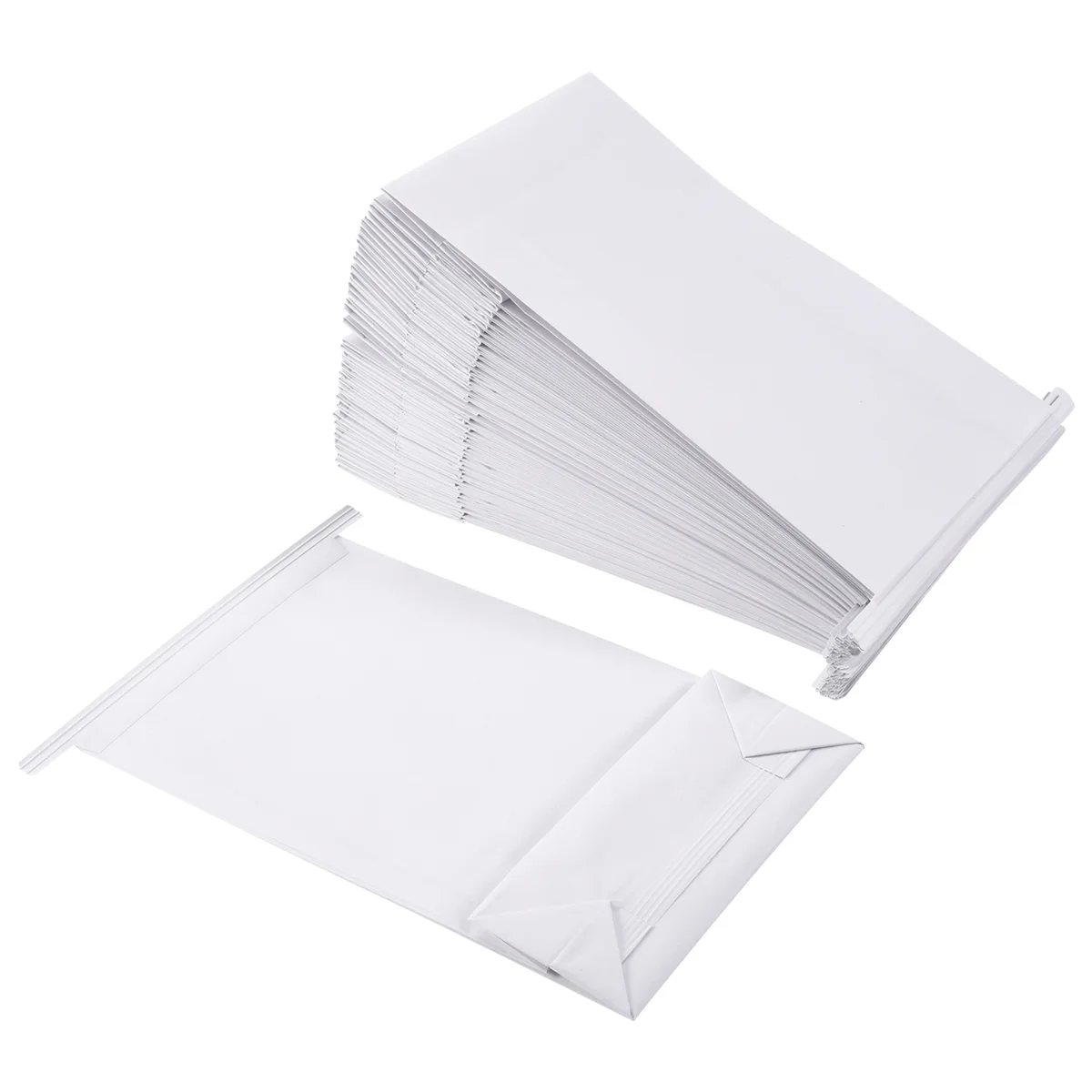 50 Pcs Vomit Bags White Throw Up Sick Bags for Motion Morning Sickness and Hangovers Travel Disposable Paper Puke Bag