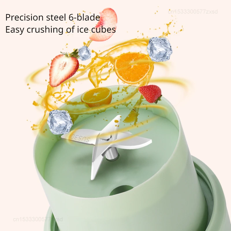 Youpin Mini Portable Blender Electric Fruit Juicer Mixer 350ML Blender Type-C Rechargeable Wireless Electric Juice Maker Machine