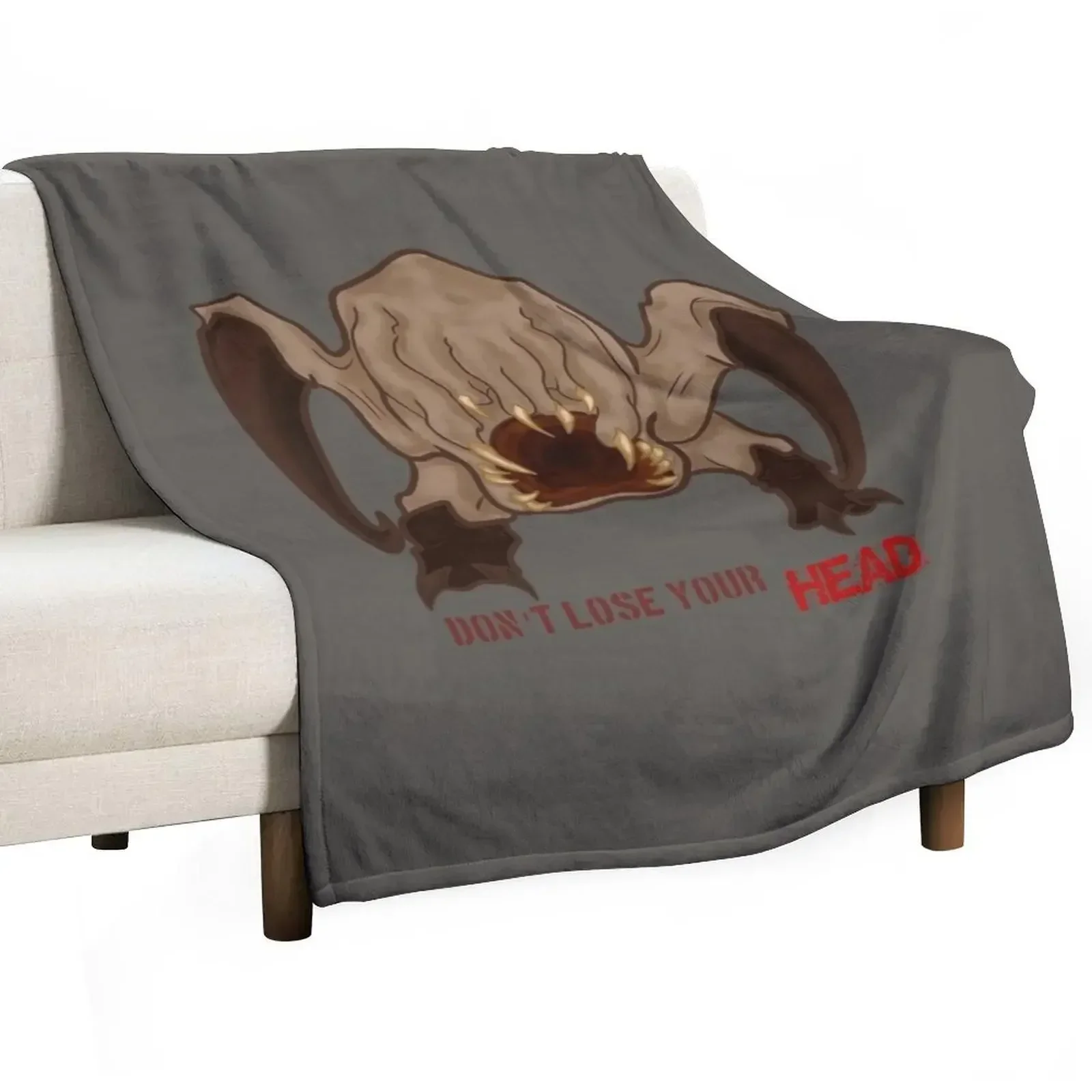 

Headcrab Throw Blanket For Decorative Sofa Picnic Flannels Shaggy Blankets