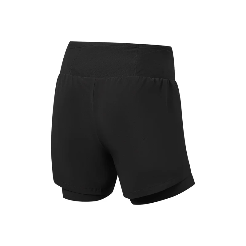 Li-Ning Women's Running 2 IN 1 Shorts LN DRY 88%Polyester 12%Elastane Sun Protection Comfortable LiNing Sport Bottoms AKSW122