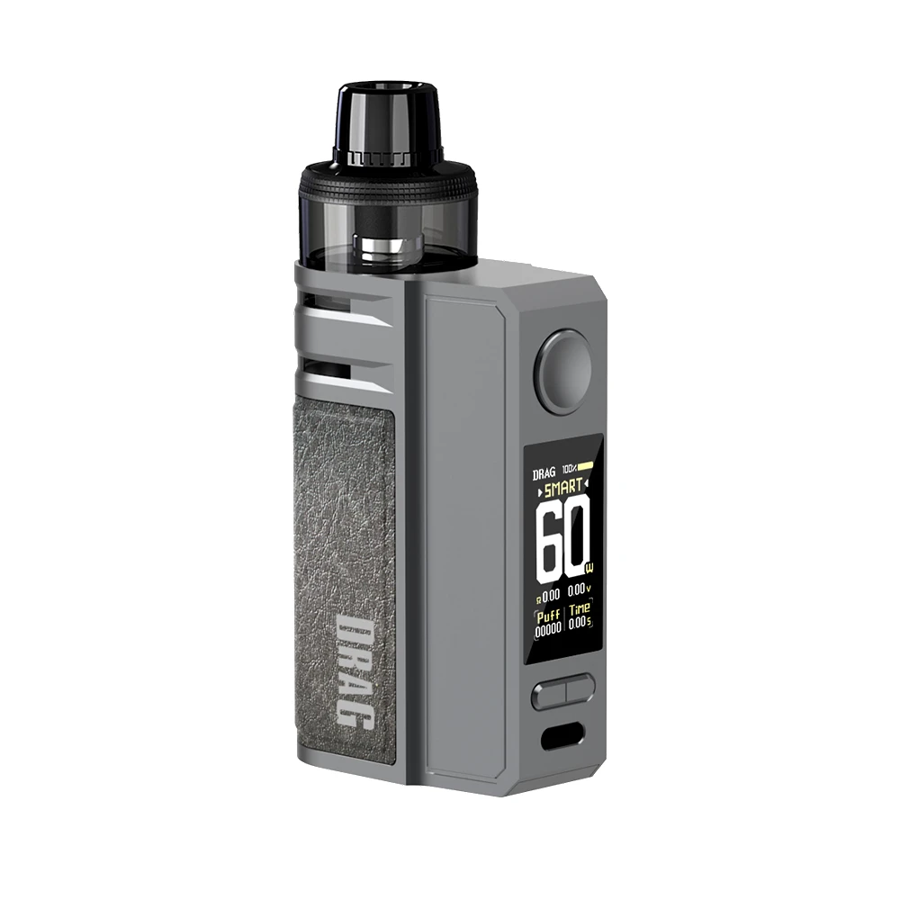 VOOPOO Drag E60 Kit 60W Vape Batterie 2550mAh 4.5ml PnP Pod II Cartouche Fit PnP-TW30 PnP-TW20 Bobine Électronique Laguna ette