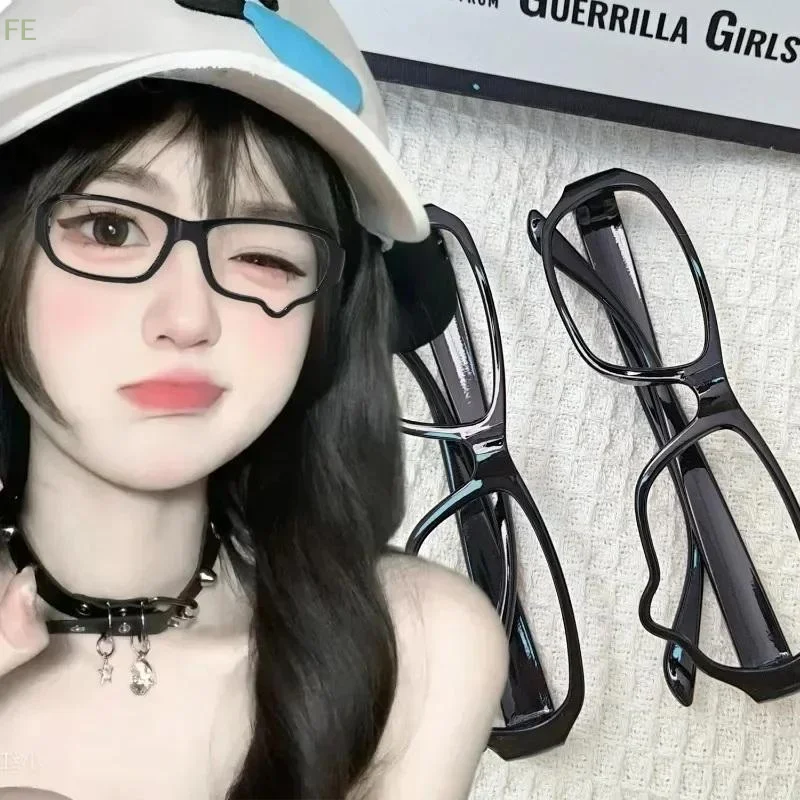 [F] Teardrop Cosplay Glasses Unisex Without Lenses Eyeglass Jewelry Costume Props Spectacles Eyewear Accessories Gifts