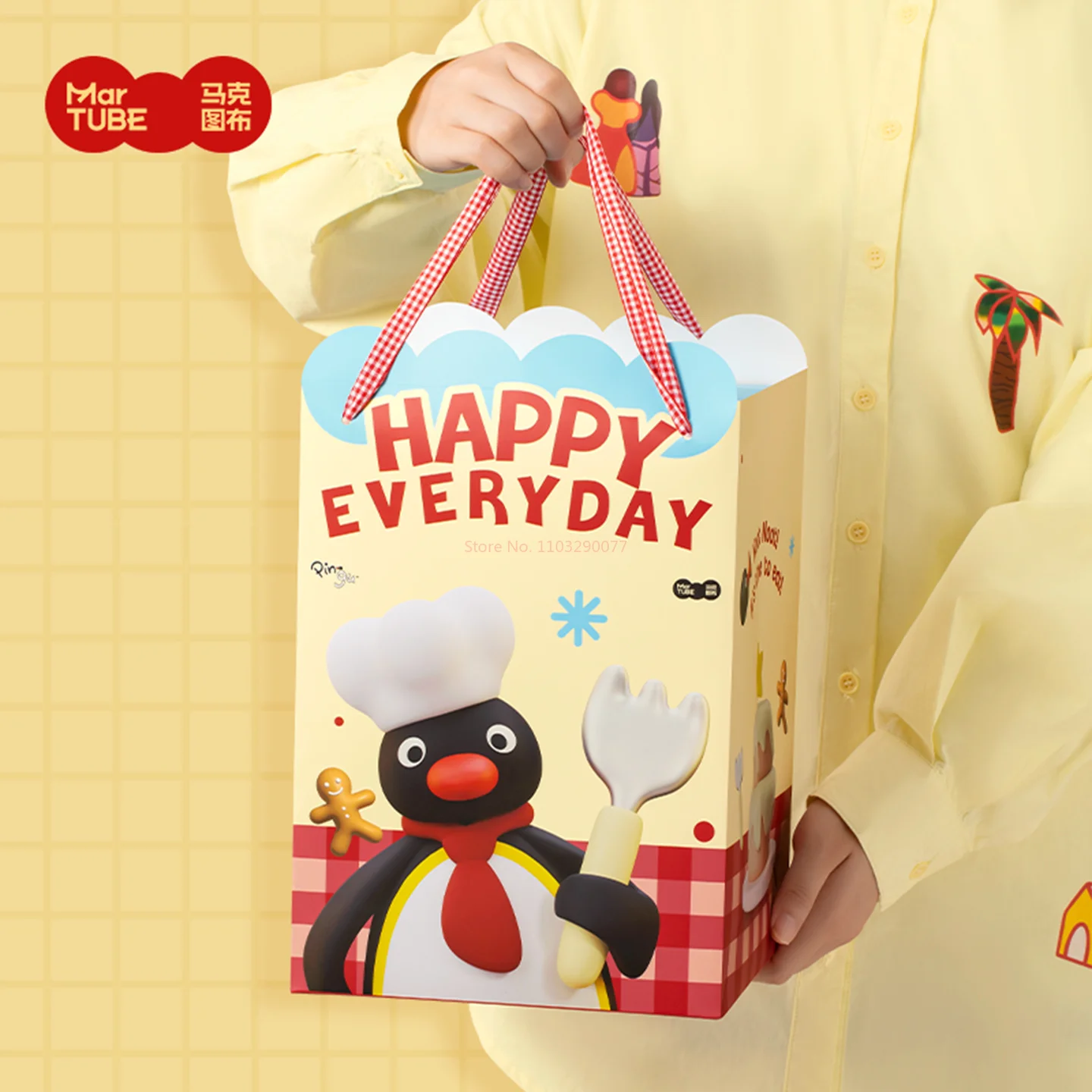 Martube New Pingu Chef Series Desk Lamp Bedroom Girls Desktop Ornaments Atmosphere Lamp Pingu Nightlight Decor Birthday Gifts view 5