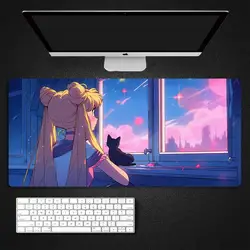 S-Sailor M-Moon Mouse Pad Gaming Mousepad Large 900x400mm MouseMat Gamer Mause game player Carpet PC Desk