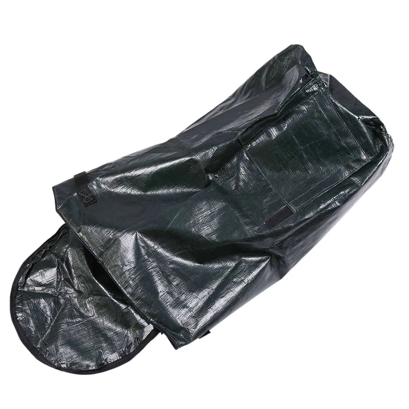 Organic Waste Kitchen Garden Yard Compost Bag, Ambiental PE Plantador de pano, Eliminação Compost, Novo, 2X