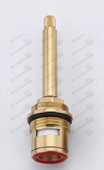 Brass Ceramic Stem Disc Cartridges Ceramic Tap Valves Drip Resistant Faucet Valves Replacements Bathroom Hot Cold Water Kitchen
