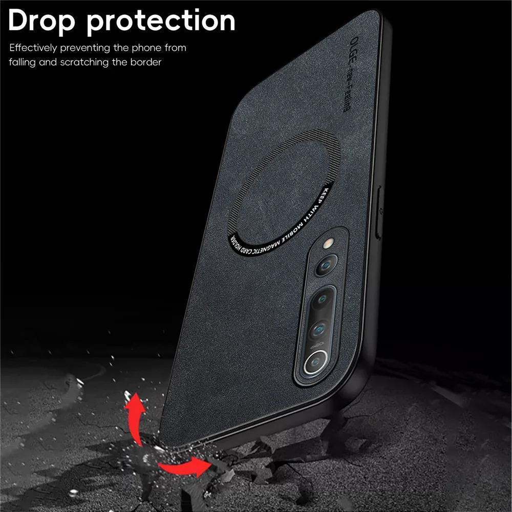 For Xiaomi Mi 10 Magnetic Retro Leather Case For Xiaomi Mi 10 Pro Mi10 Pro 5G Wireless Charging Phone Case Cover