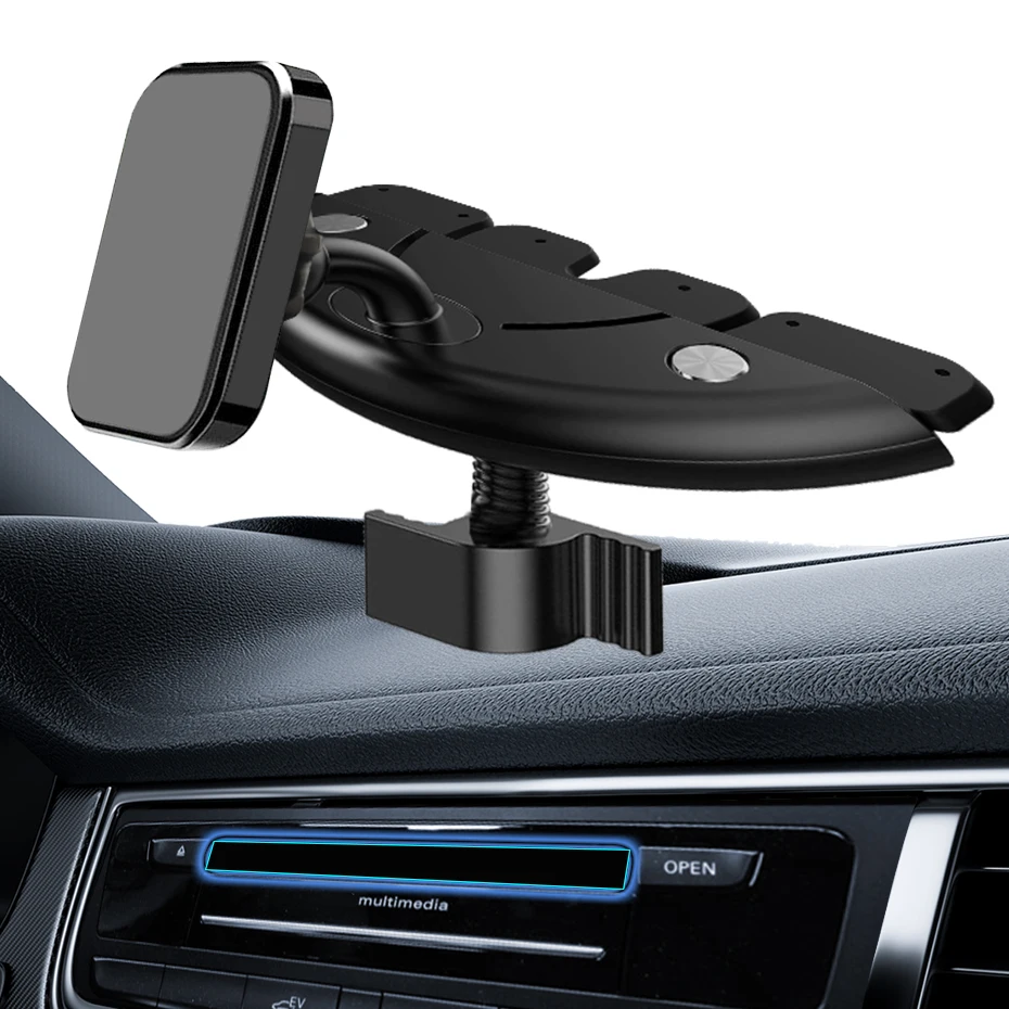Car CD Slot Mobile Phone Holder Stand Magnet Mount Support GPS for Car CD Slot Mount for iPhone Samsung Xiaomi Honor - náhled 2