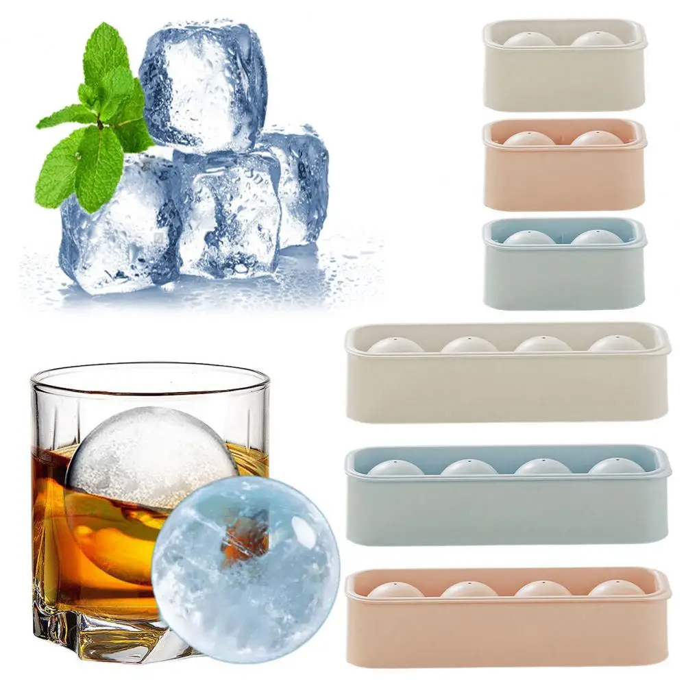 Ice Tray with Lid Flexible Ice Cube Mold Flexible Ice Cube Tray with Lid Easy Release Stackable Mold Odor-free for Whiskey
