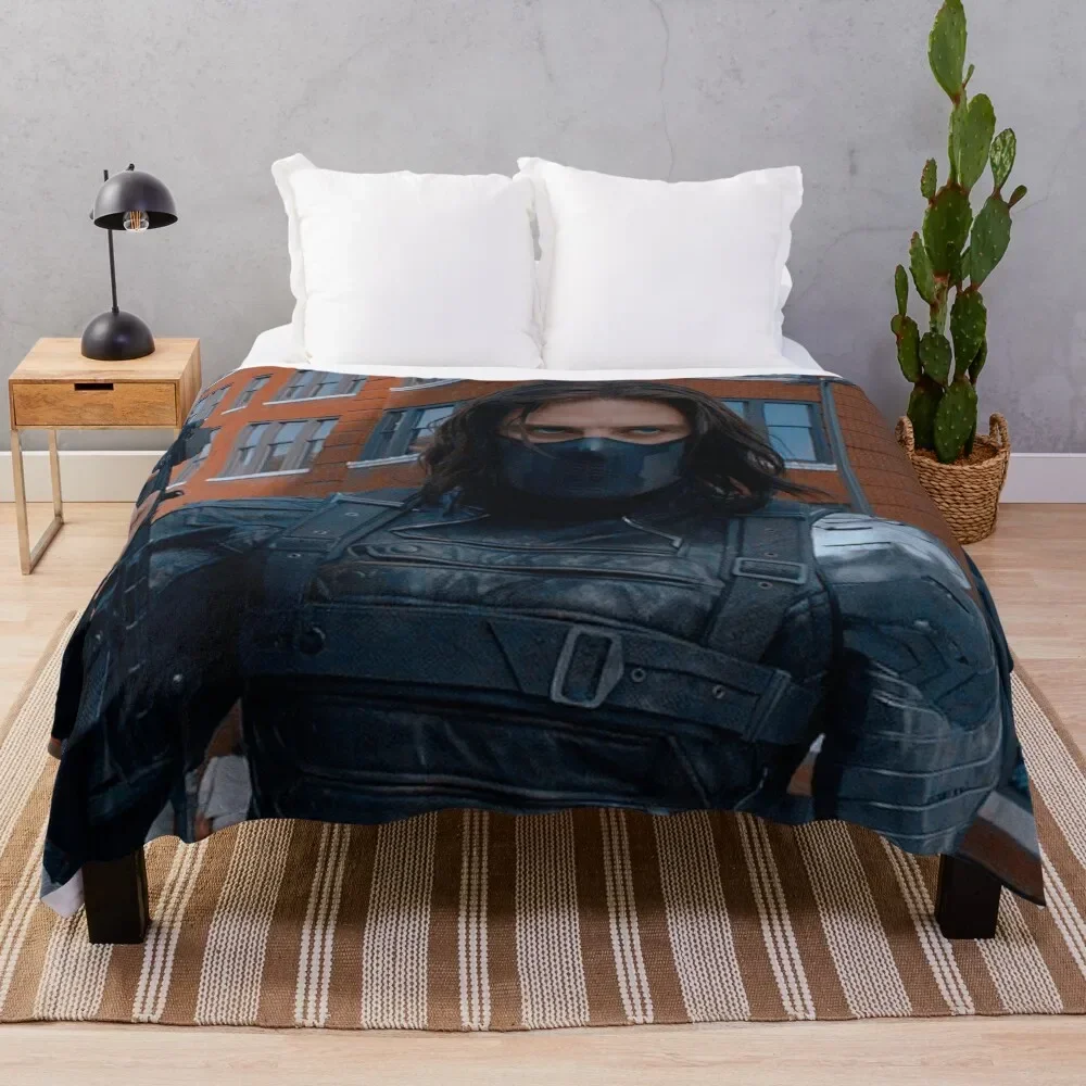 

Hot Winter Soldier Throw Blanket Summer Loose Blankets For Bed Decorative Throw Blankets