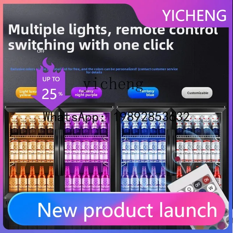 

BX Bar Refrigerator Wine Bar Refrigerator Small Freezer Recessed Wine Cabinet Refrigerated Display Cabinet