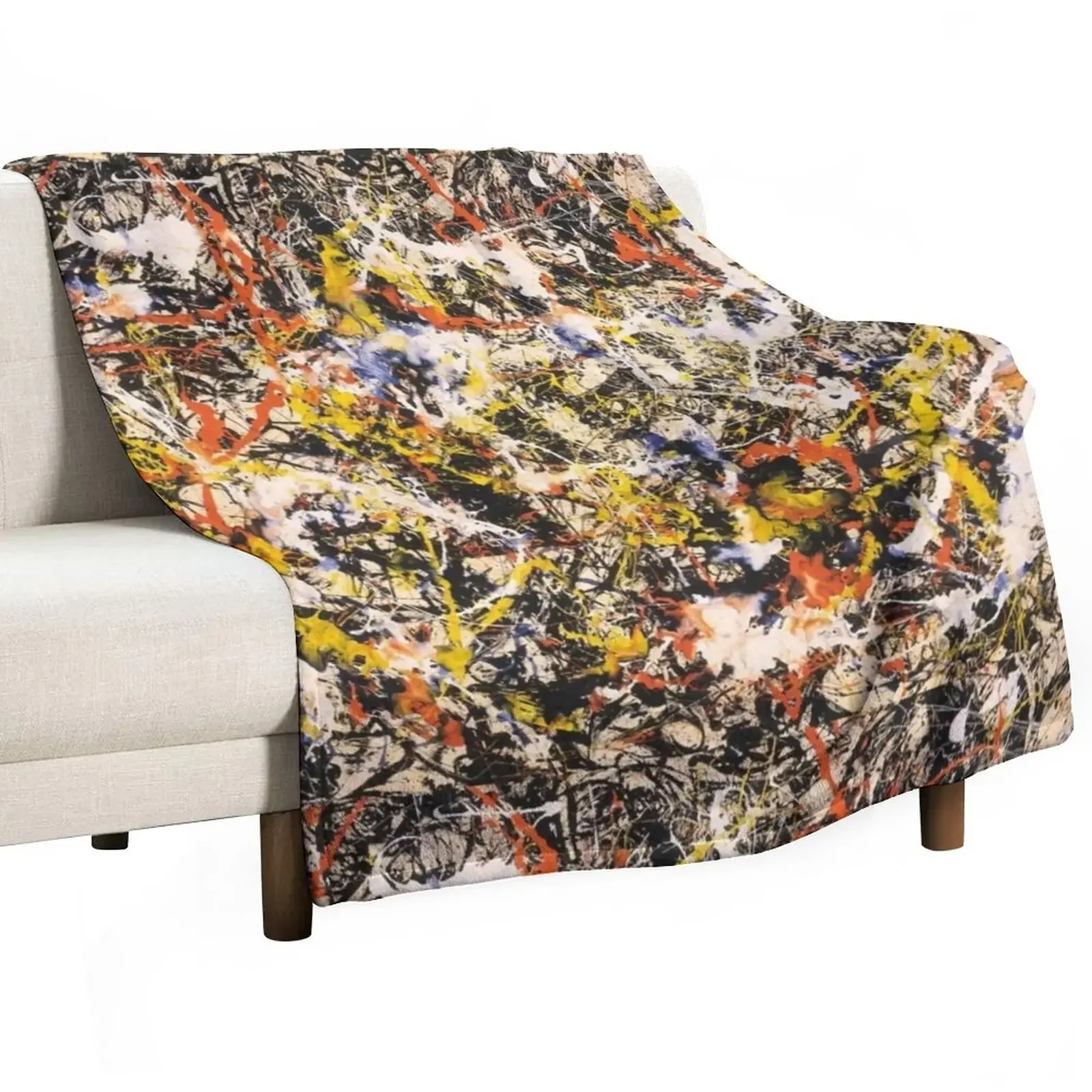 New Jackson Pollock--- Convergence Throw Blanket Decorative Sofa heavy to sleep Blankets