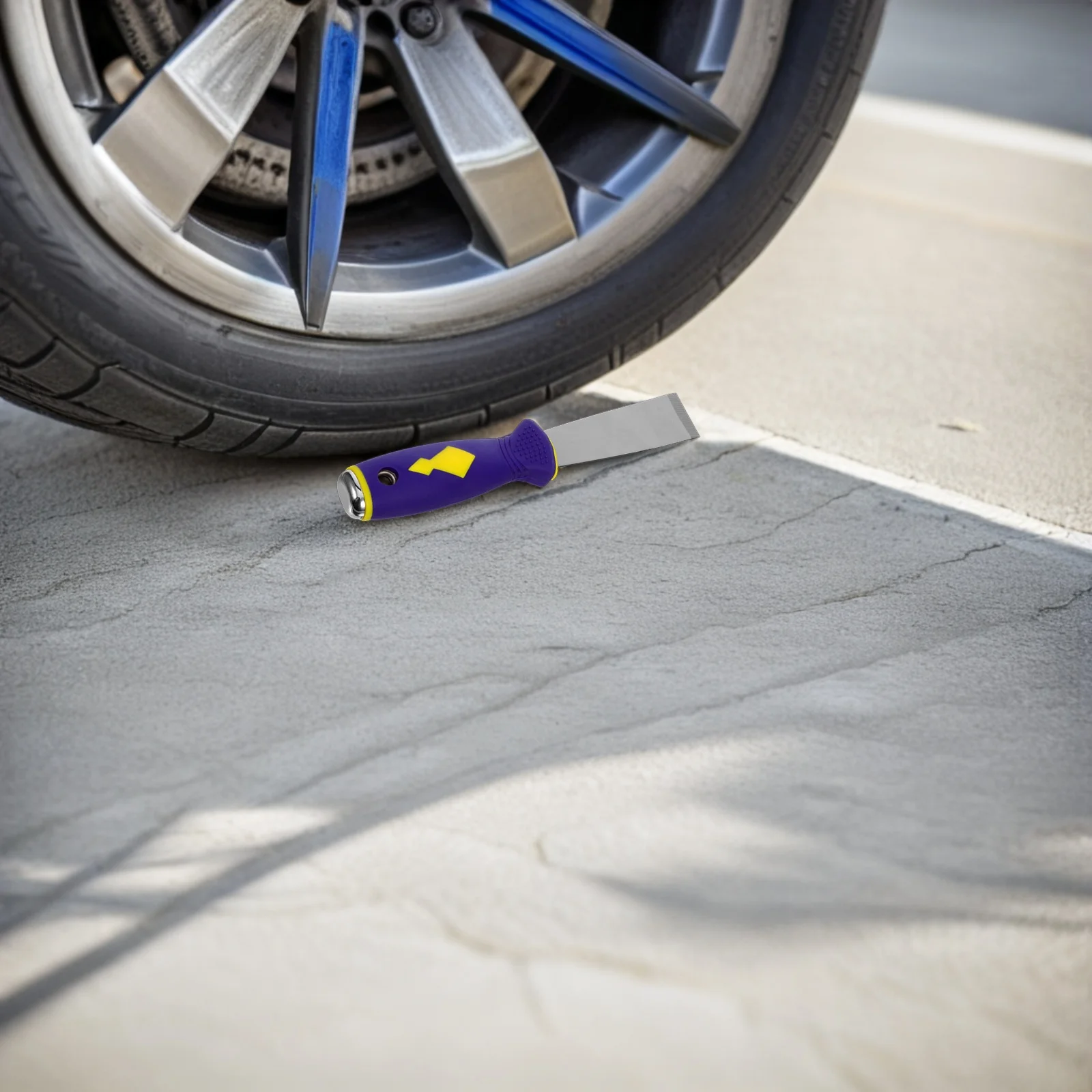 

2pcs Scraper for Tire Repair Metal Car Adhesive Wheel Weights Remover Scraper For Wheel Balancing Blocks Cleaning Tools