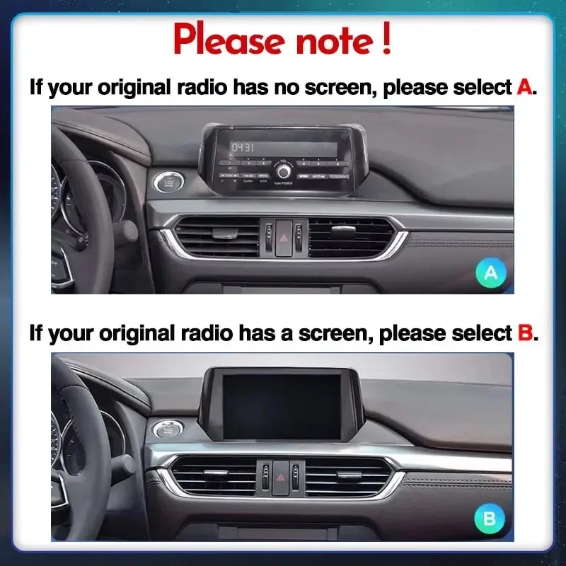 Carplay Android 14 Car Radio Screen for 6 Atenza 3 GJ GL 2015 - 2020 Auto Navigation Multimedia Player 4G DSP BT
