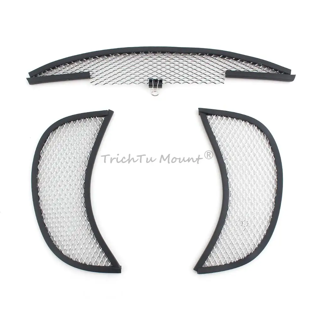 For Harley Touring Road Glide Special FLTRX FLTRU FLTRK 2015+ Motorcycle Fairing Top Center Mesh Side Vent Screen Grill Cover