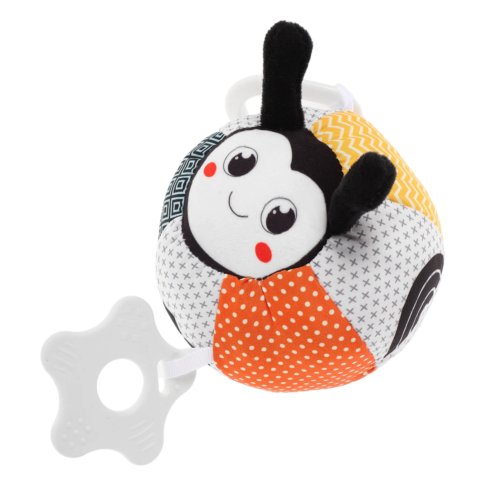 Zachte babytandjes zintuiglijke hand lichtgewicht multi-textuur ontwikkelingsspeelgoed kinderwagen autostoel hangend pasgeboren babyjongen meisje