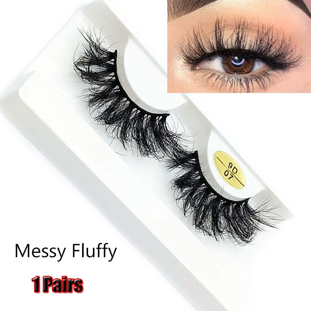Extensions de cils 9D sans cruauté, épaisses, longues, faites à la main, souples, effet naturel, cils en faux vison 9D, faux cils