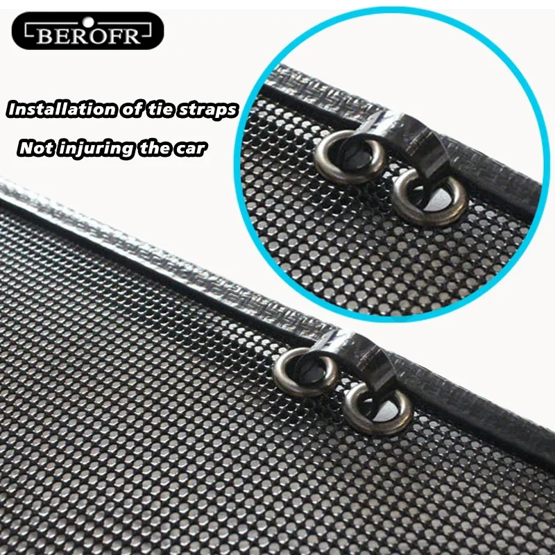 For Kia Seltos KX3 2020 Stainless Steel Middle Grilles Insert Screening Net Protecte Guard Mesh Trims Cover Car Accessories