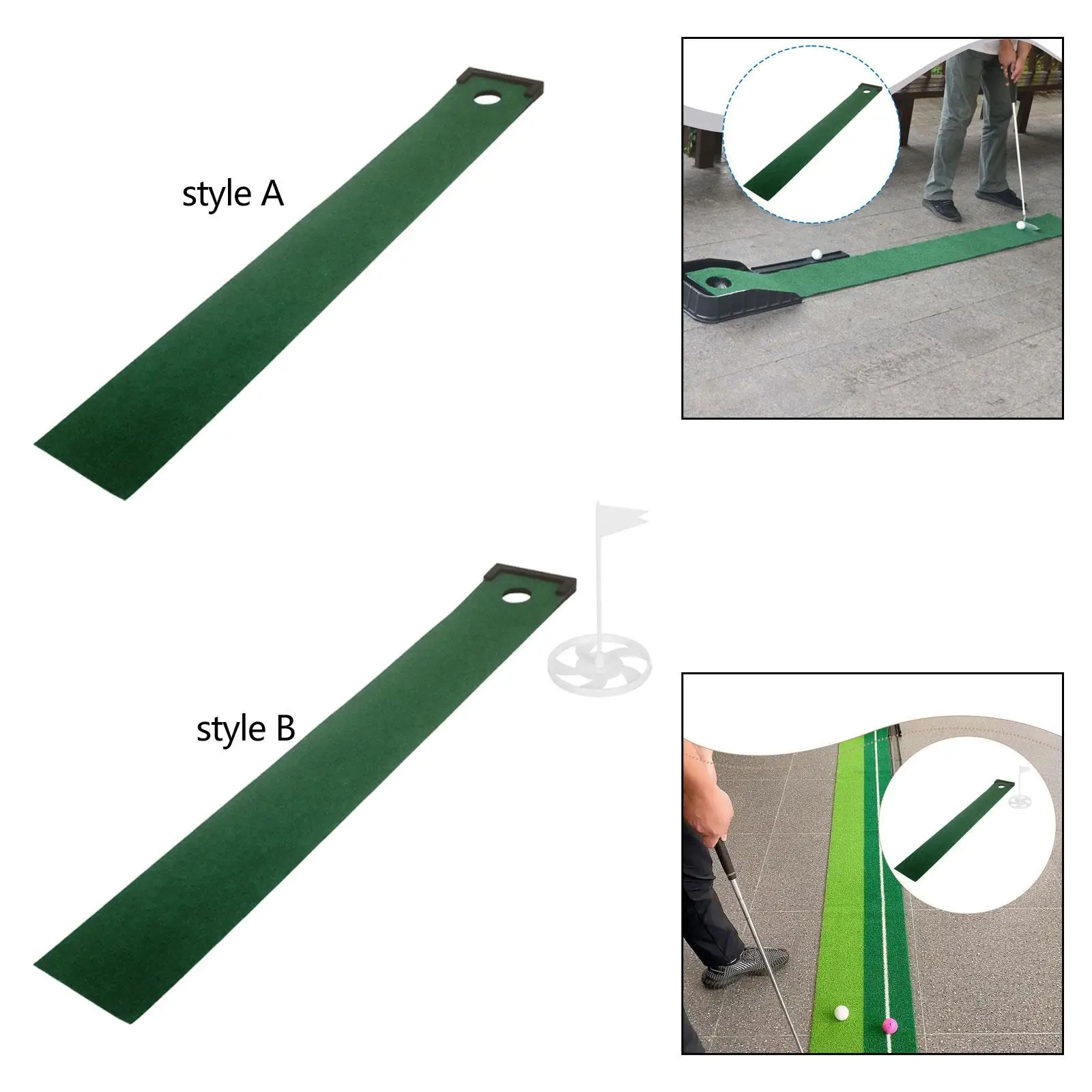 حصيرة وضع الجولف الخضراء معدات التدريب المحمولة التدريب المعونة 9 درجة المنحدر المدرب للاعبي الغولف مكتب المنزل